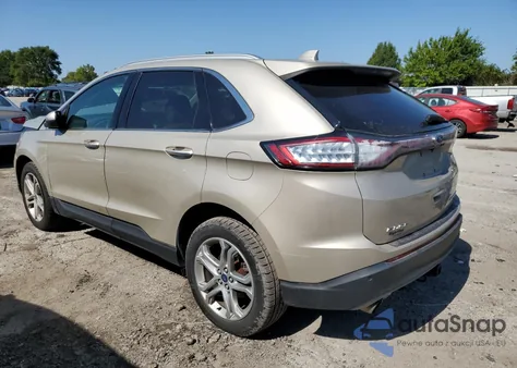2017 Ford Edge Titanium z USA, uszkodzony, nr VIN 2FMPK4K96HBC17716